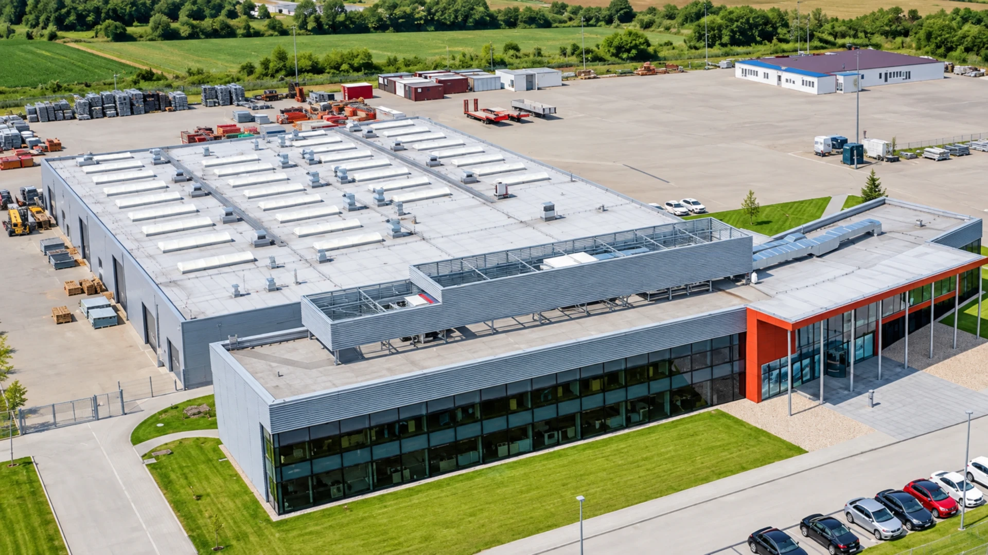Hale warsztatowe Mirbud S.A. (Skierniewice)